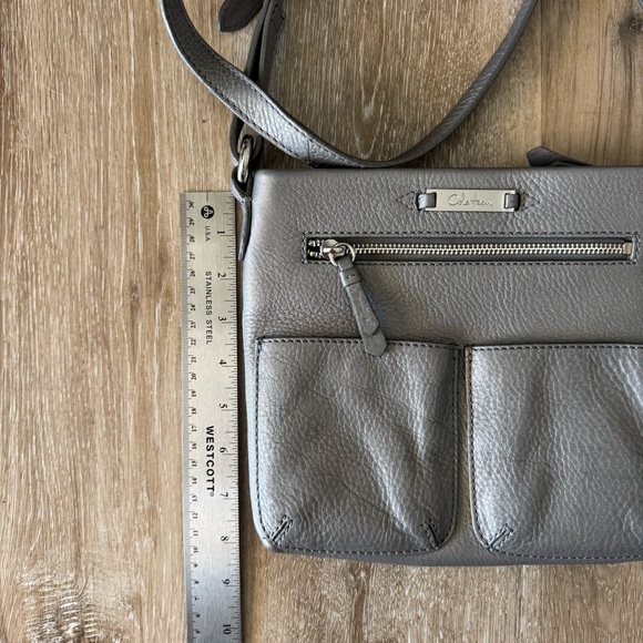 Cole Haan Farrah Crossbody Bag Gunmetal - Picture 2 of 6